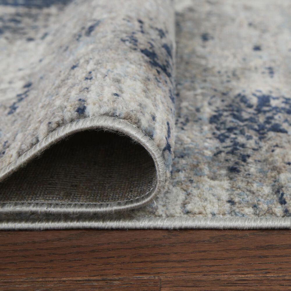 Ashley Wrenstow 5&#39;3&quot; x 7&#39;3&quot; Gray, Blue and Brown Area Rug, , large