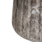 Hearth and Haven Outdoor Carved Side Table with Faux Natural Stone Texture in Brown, , large