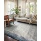 Loloi II Austen AUS-02 6"7" x 9"2" Pebble and Blue Area Rug, , large