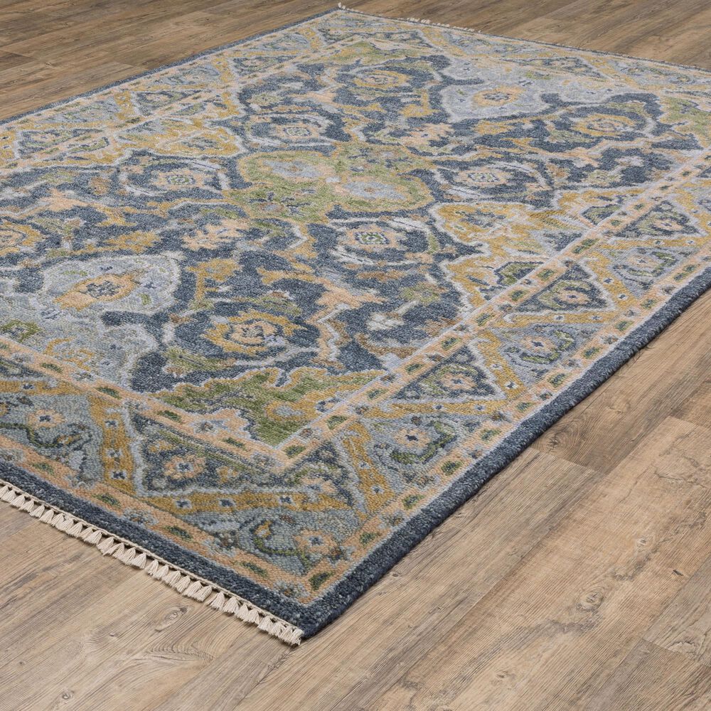 Oriental Weavers Majorca Blue and Green 9&#39; x 12&#39; Area Rug, , large