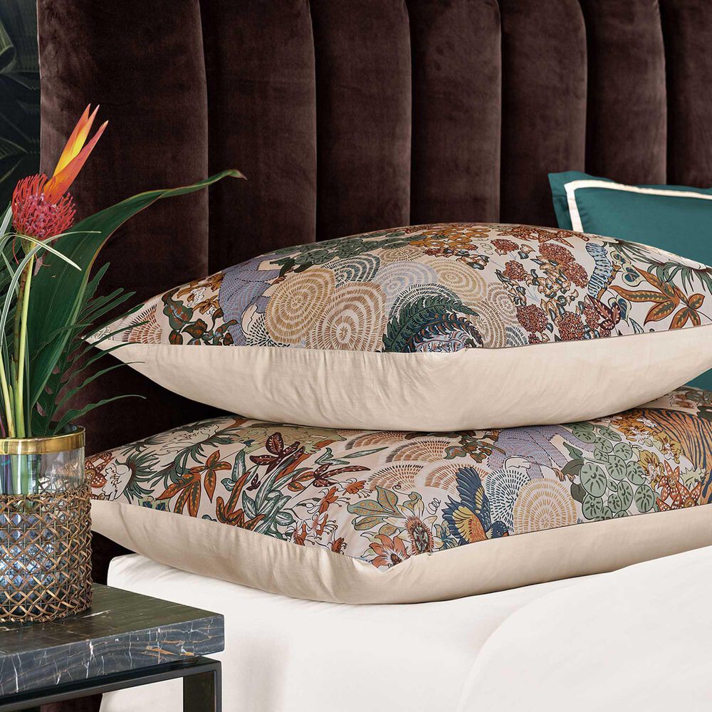 Eastern Accents Gustav Jungle Print King Euro Sham in Ochre, , large