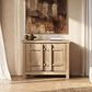 Jennifer Taylor Home Rowan 48" 2-Door Accent Storage Cabinet in Heritage Light Natural Brown, , large