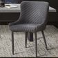 Tov Furniture Draco Velvet Chair in Grey, , large
