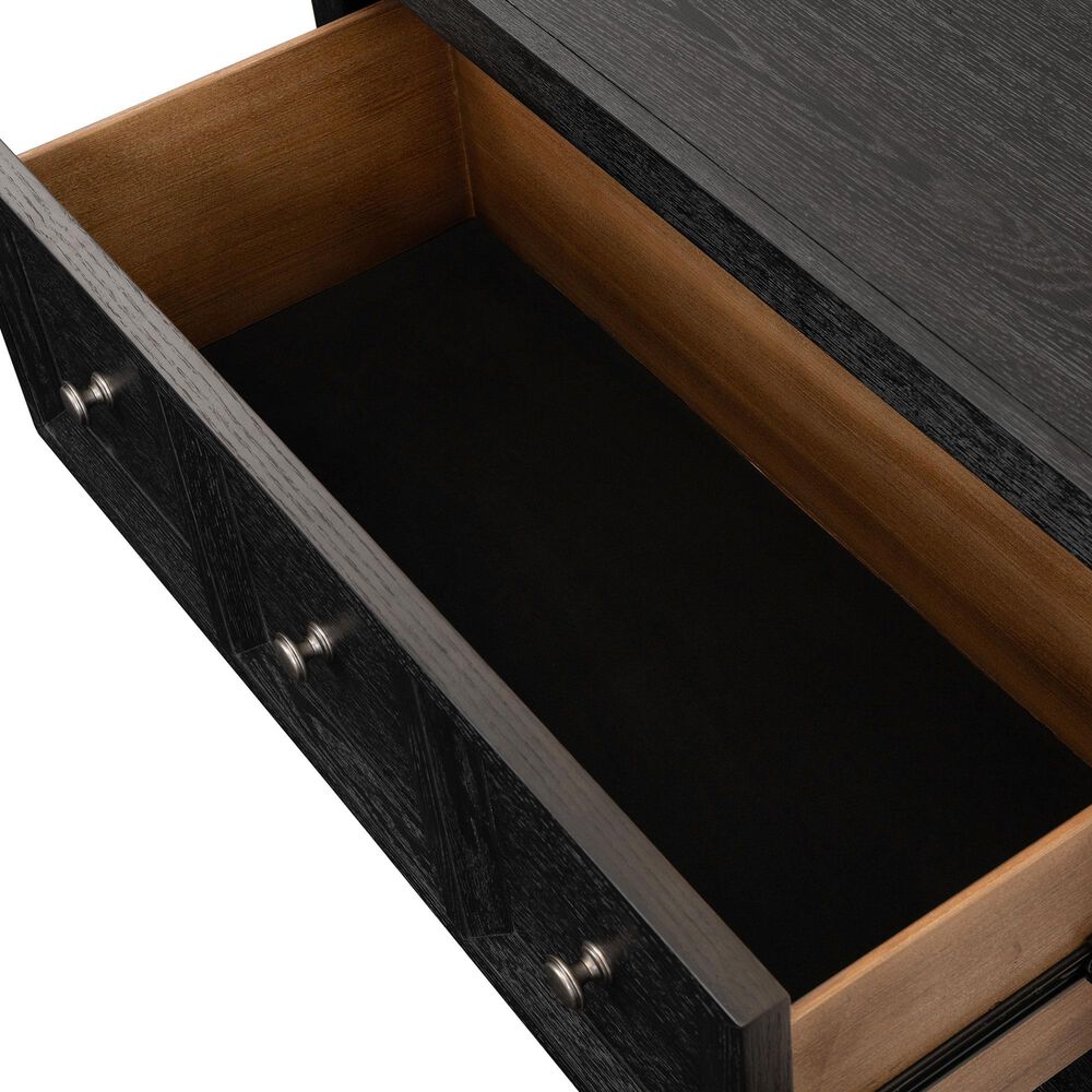 Furniture of America Hatton Cross 6-Drawer Dresser in Weathered Black, , large