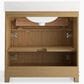 Kohler Alouette 36" Single Bathroom Vanity in Light Oak with 2 cm White Quartz Top and Rectangular Sink, , large