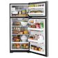 GE Appliances 17.5 Cu. Ft. Top Freezer Refrigerator with Edge-to-Edge Glass Shelves in Stainless Steel, , large