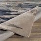 Surya Kavita 2"6" x 8" Medium Gray, Ink Blue, Deep Teal, Dark Brown, Dusty Pink, Beige and Brick Red Runner, , large