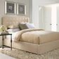 Bernhardt Avery Queen Upholstered Bed in Cream, , large