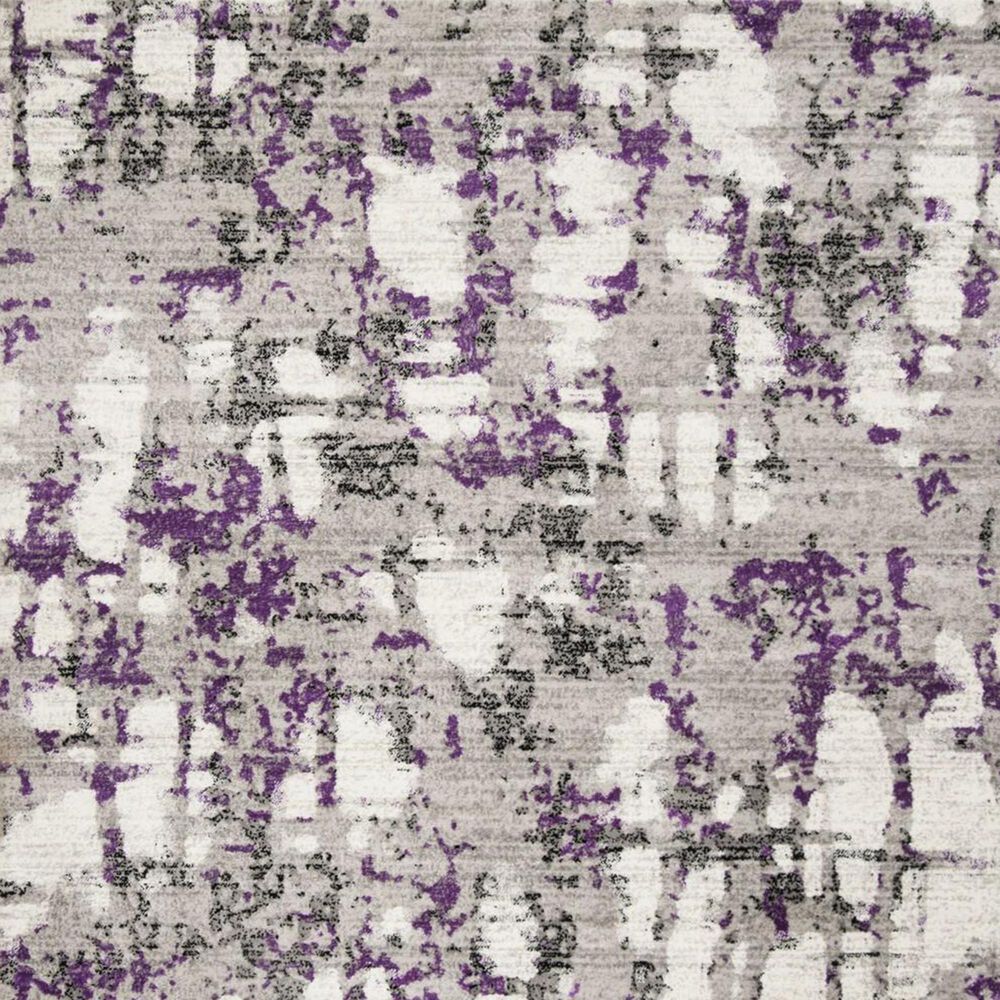 Safavieh Skyler SKY193R 6'7" x 6'7" Square Gray and Purple Area Rug, , large