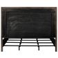 Furniture Worldwide Montclair Queen Panel Bed in Embossed Cocoa and Smoked Gold, , large