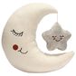 Lambs and Ivy Goodnight Moon Plush Moon and Star Stuffed Toy in Creamy and Light Gray, , large