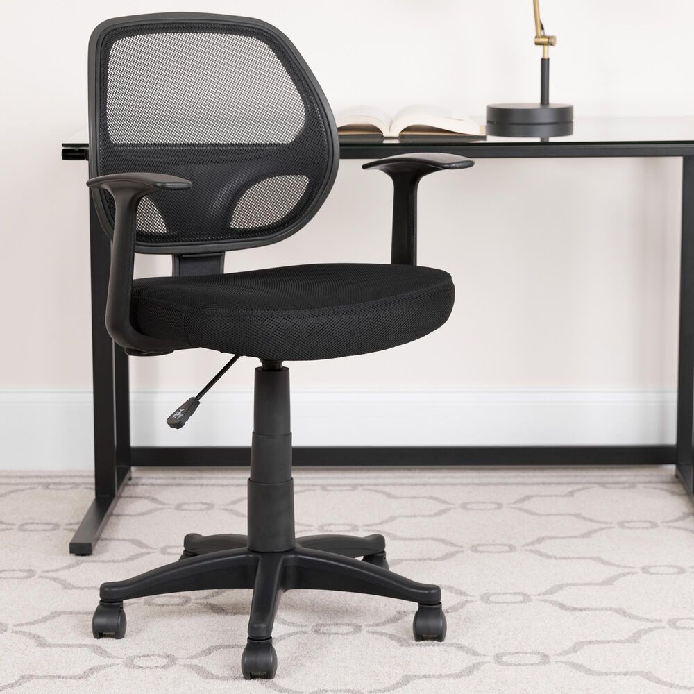 Flash Furniture Swivel Task Chair in Black, , large