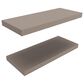 Hearth and Haven 32" Floating Wall Shelf in Taupe (Set of 2), , large