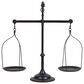 Creative Coop Decorative Antique Iron Balance Scale with Bird in Black, , large