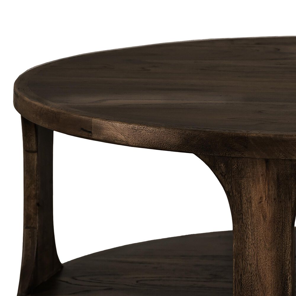 Fallridge Balam 1-Shelf Cocktail Table in Stained Dark, , large