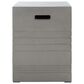 Safavieh Monterey Patio Accent Stool in Dark Gray, , large