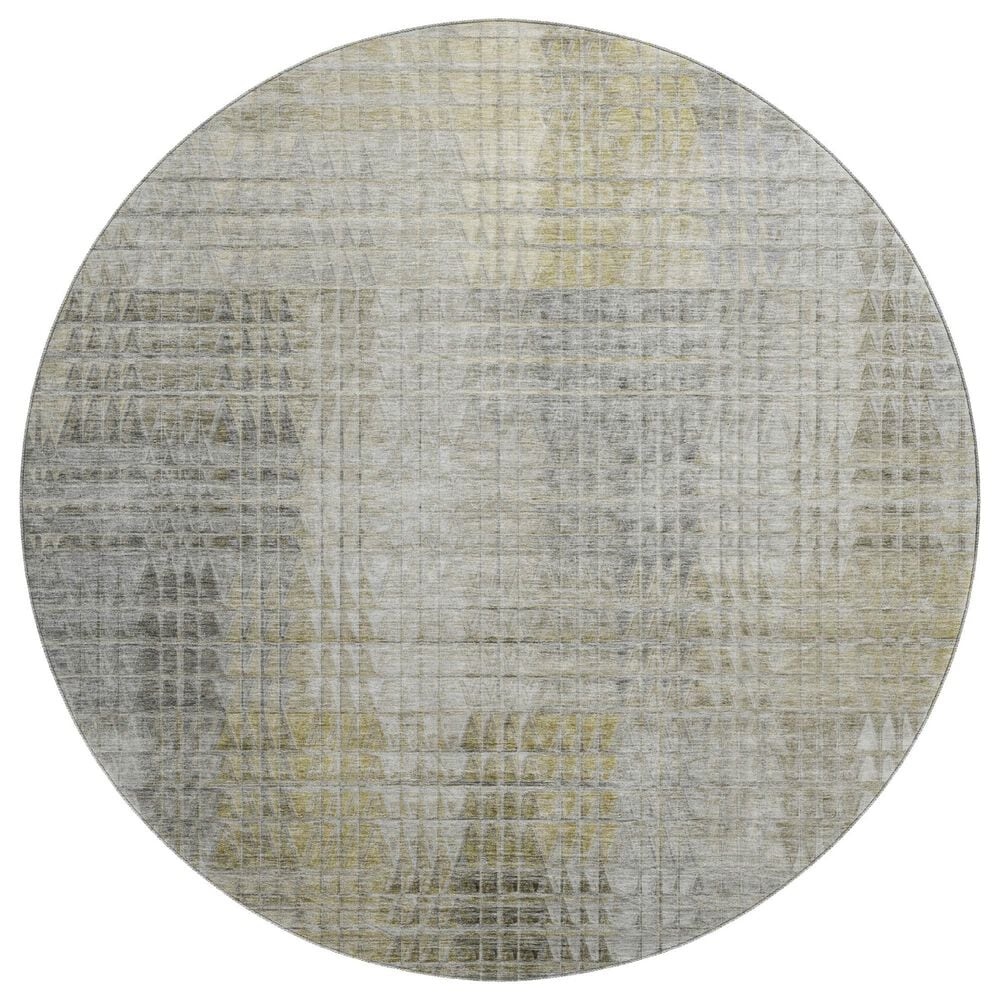 Dalyn Rug Company Trevi TV6 8" Round Taupe Area Rug, , large