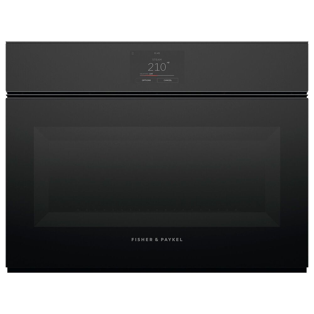 Fisher & Paykel Minimal 24" 3 Cu. Ft. Combination Electric Steam Oven with 23 Functions in Black, , large