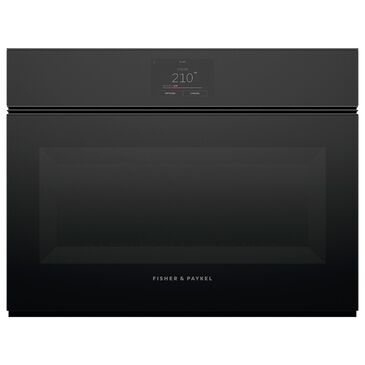 Fisher & Paykel Minimal 24" 3 Cu. Ft. Combination Electric Steam Oven with 23 Functions in Black, , large