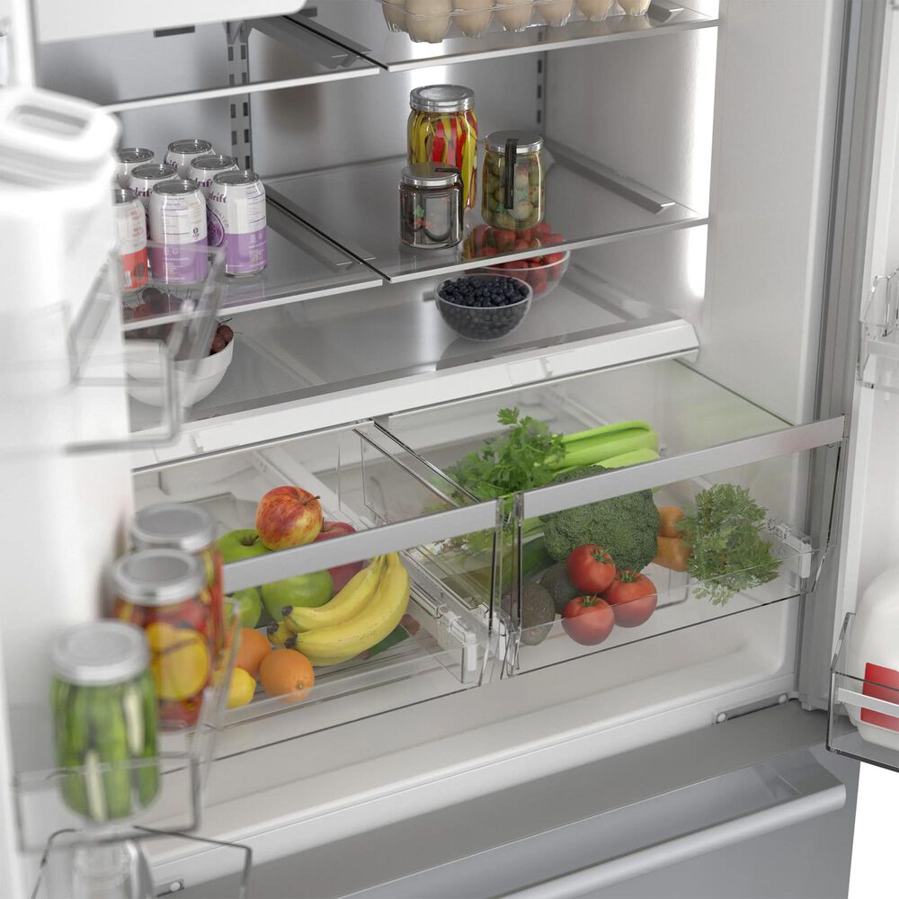 Bosch 500 Series 21.6 Cu. Ft. French Door Bottom Mount Refrigerator in Stainless Steel, , large