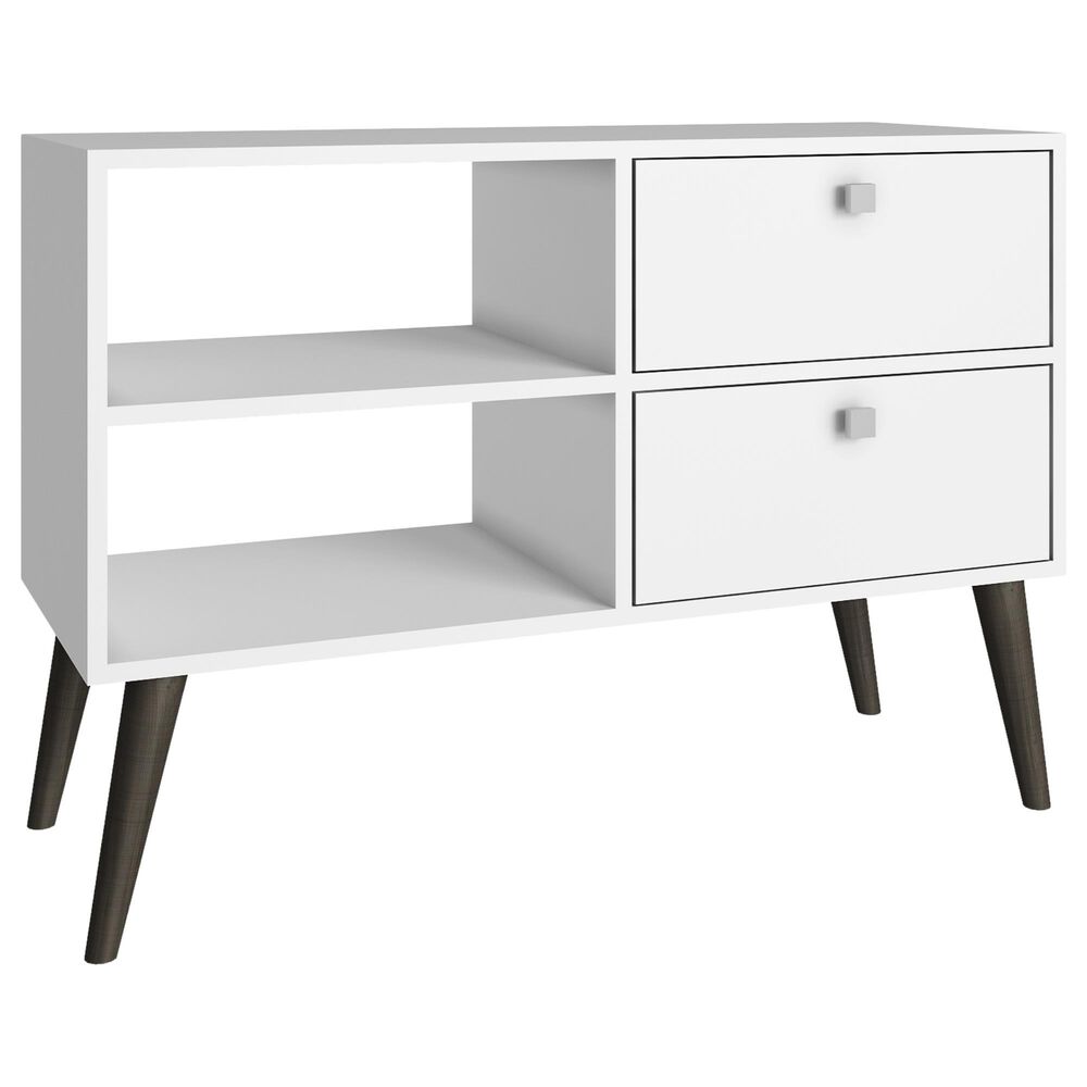 Manhattan Dalarna 35" TV Stand in White, , large