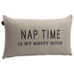 Demdaco Men"s Gifts Happy Hour 12" x 21" Lumbar Throw Pillow in Taupe, , large