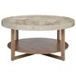 Belle Furnishings Danby Cocktail Table in Nutmeg and Alabaster, , large