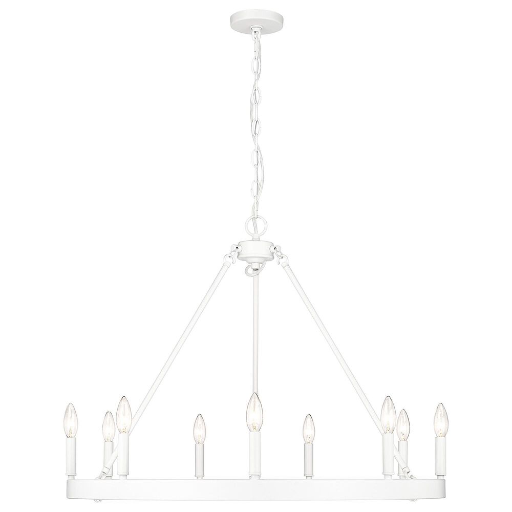 Golden Lighting Alastair 9-Light Chandelier in Matte White, , large