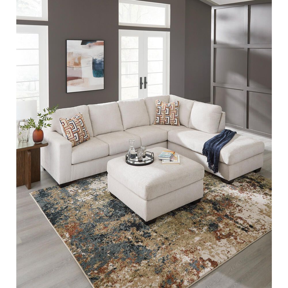 Ashley Aviemore 2-Piece Sectional with Right-Facing Chaise in Stone, , large