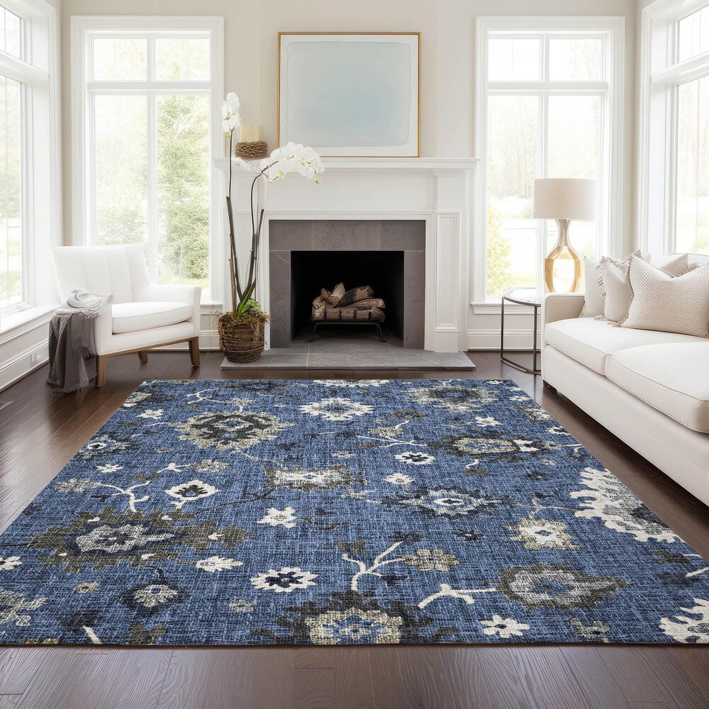 Dalyn Rug Company Portico PO6 Blue 5&#39; x 7&#39;6&quot; Area Rug, , large