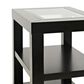 Waltham Urban Icon Chairside Table in Polished Black, , large