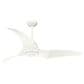Hunter Stingray 60" Ceiling Fan with LED Light in Matte White, , large