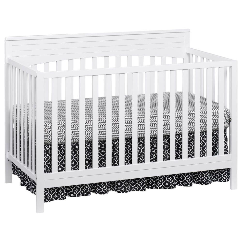 Oxford Baby Harper 4-In-1 Convertible Crib in Snow White, , large