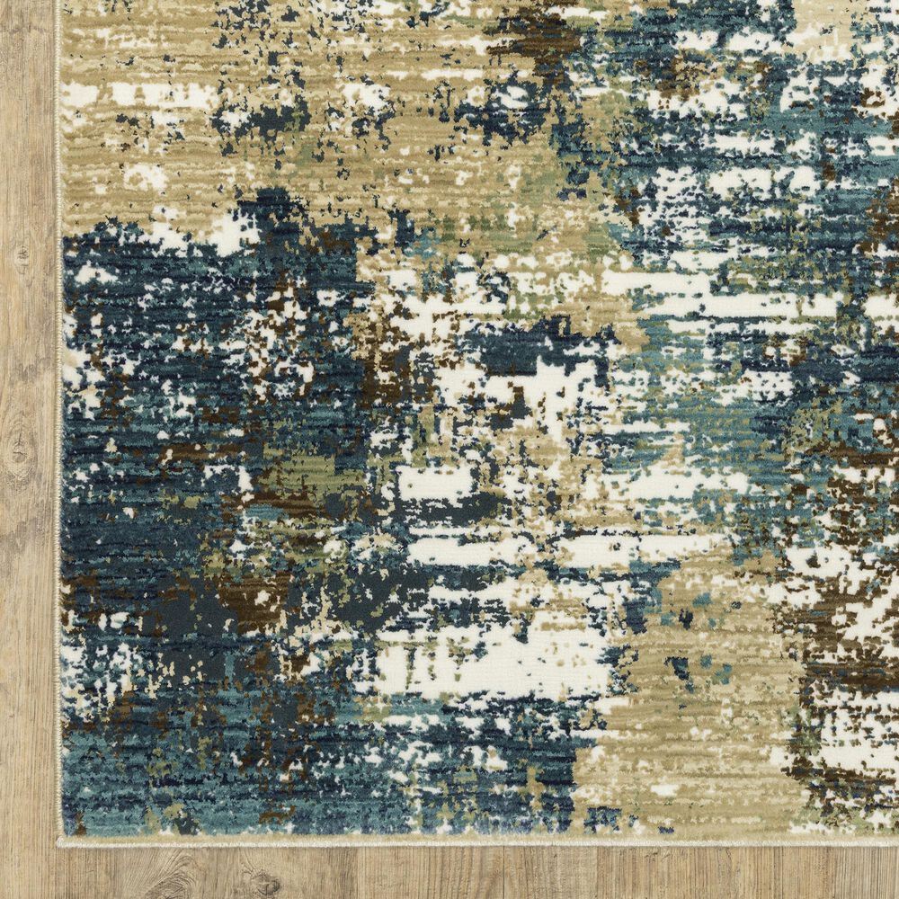Oriental Weavers Reed 3&#39;3&quot; x 5&#39; Blue and Green Area Rug, , large