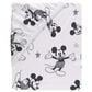 Lambs and Ivy Mickey Mouse Fitted Crib Sheet in White, Black and Grey, , large