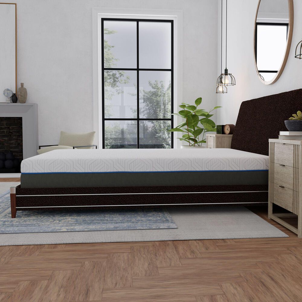 Hearth and Haven Southbay Lavender Firm Gel Memory Foam Twin XL Mattress with Edge Support and Air Grid, , large