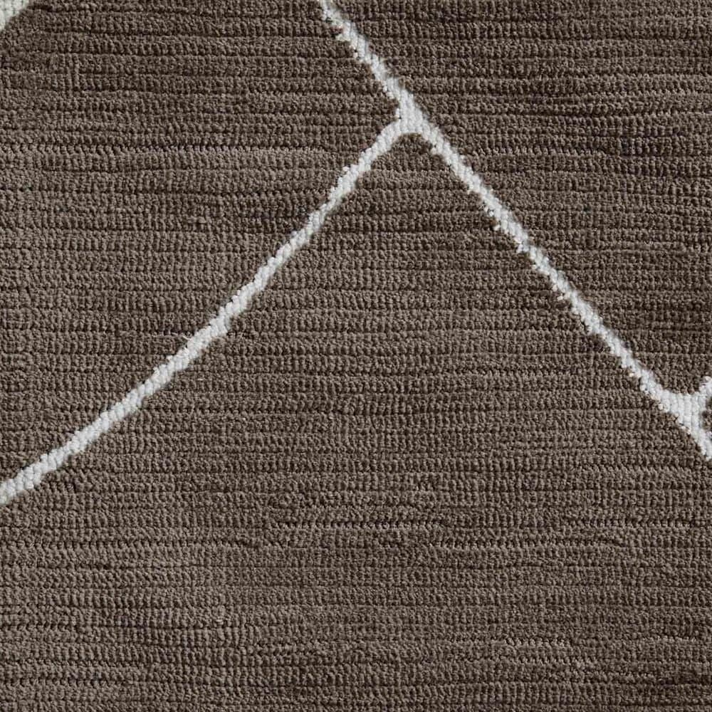 Magnolia Home Logan 5&#39; x 7&#39;6&quot; Mocha and White Area Rug, , large