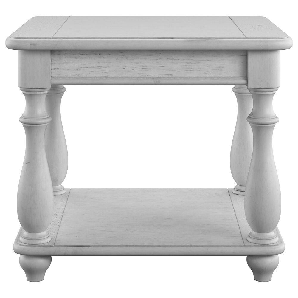 Golden Wave Furniture New Haven Square End Table in Oyster Shell, , large