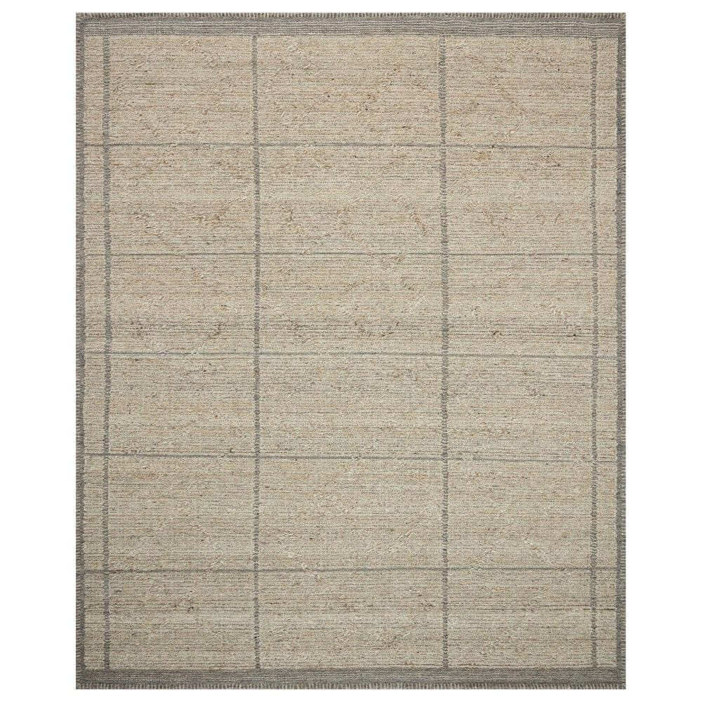 Amber Lewis x Loloi Bowie Fog and Gray 2" x 3" Area Rug, , large