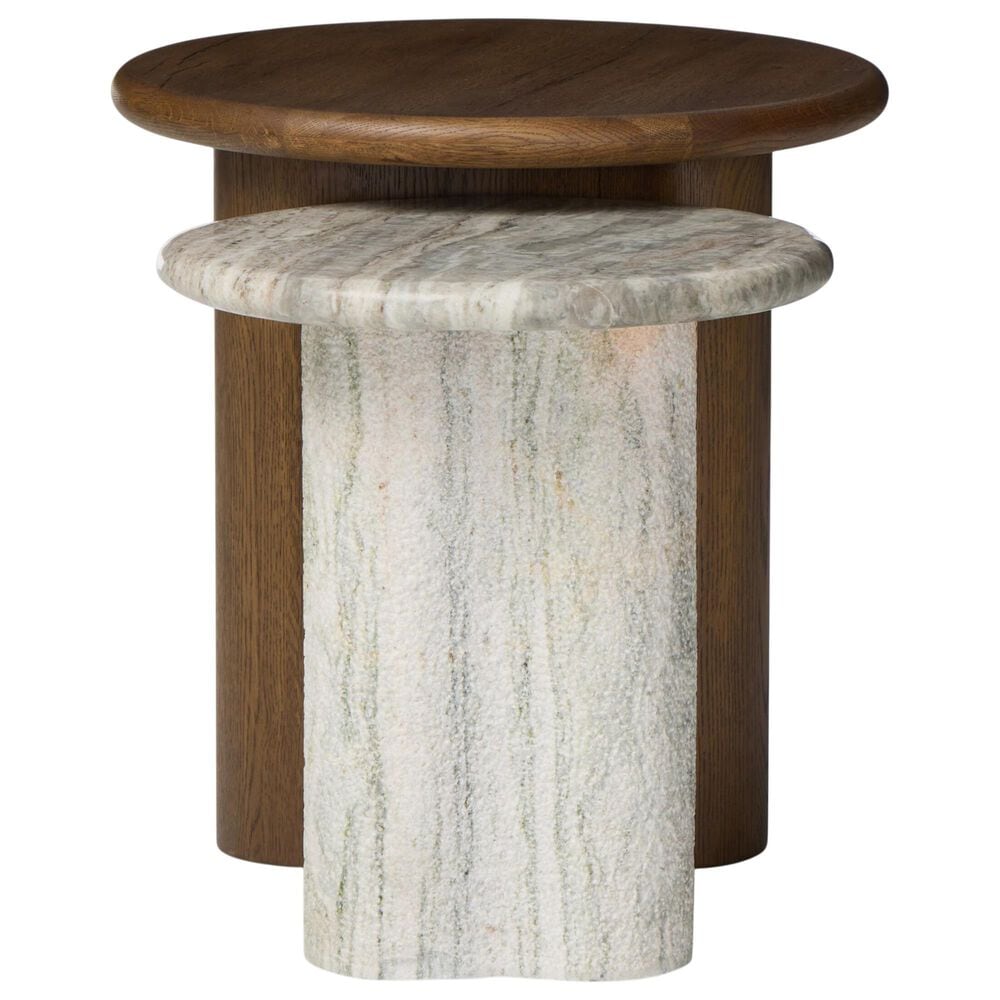 Four Hands Nesting End Tables in Rustic Fawn, , large