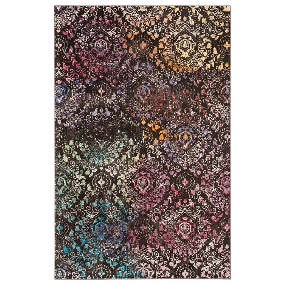 Safavieh Aria 4" x 6" Brown and Multicolor Area Rug, , large