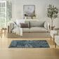 Nourison Garden Oasis GOA02 Navy 3" x 5" Indoor/Outdoor Area Rug, , large