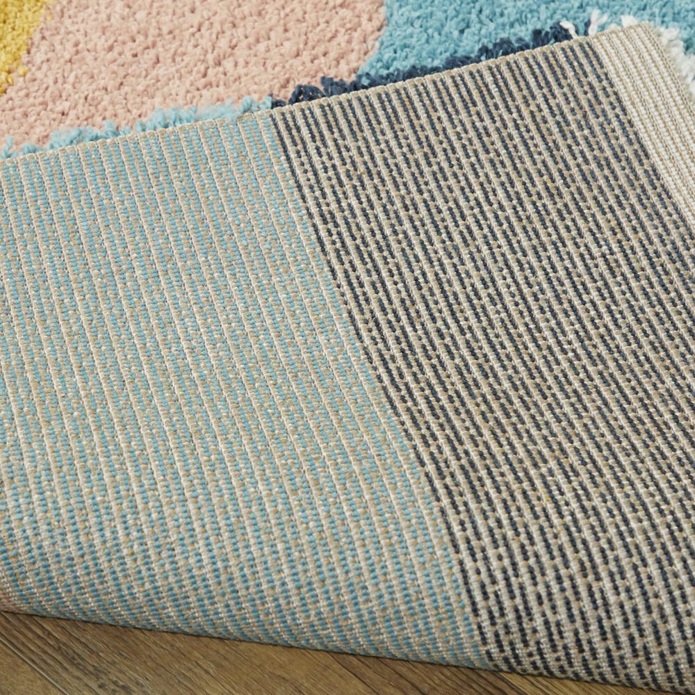 Balta Rugs Amelia Rainbow 2&#39;2&quot; x 7&#39; White Kids Runner, , large