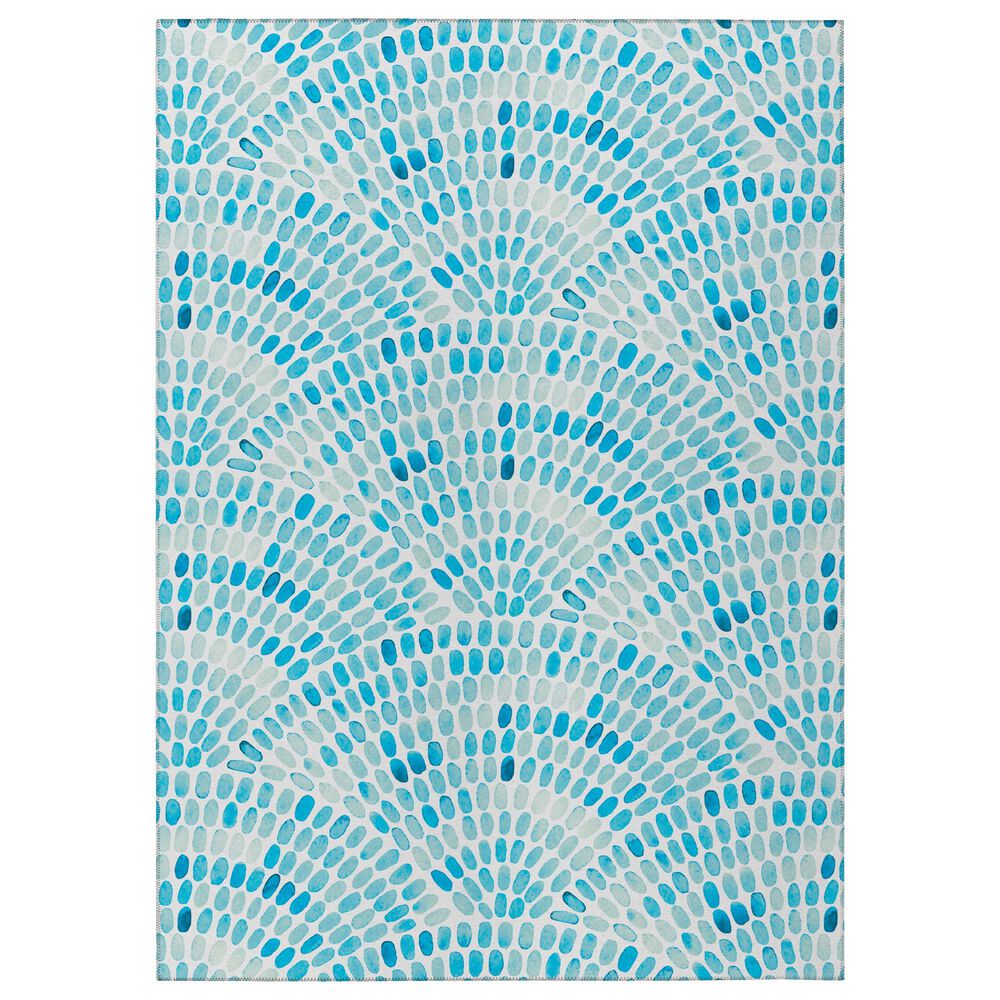 Dalyn Rug Company Seabreeze SZ7 2"3" x 7"6" Teal Runner, , large