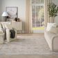 Nourison Antique Fusion Light Grey 8" x 10" Area Rug, , large