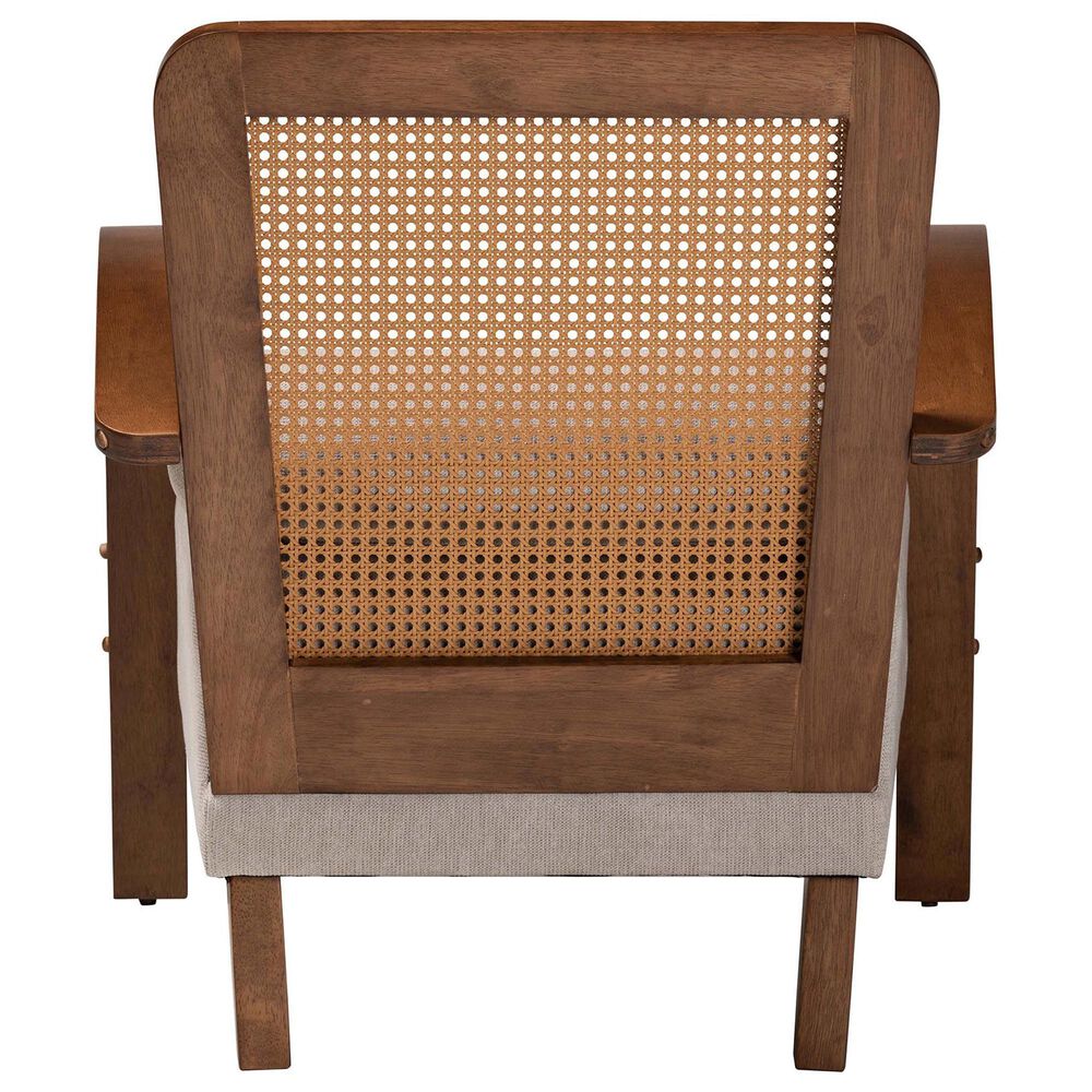 Baxton Studio Sage Arm Chair in Light Grey, , large