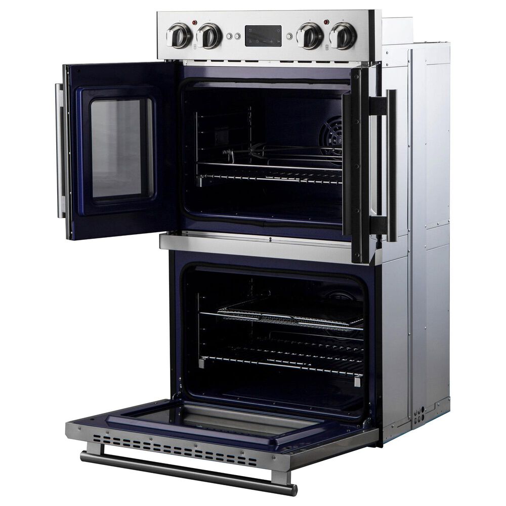 Forno Gallico 30" Double Electric Wall Oven with French Door in Stainless Steel, , large