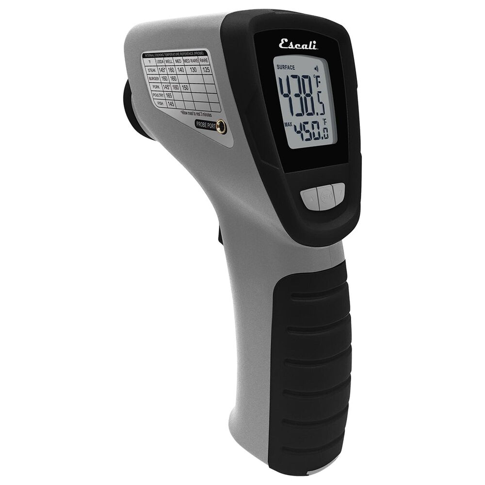 Kitchen Supply Infrared Surface and Probe Thermometer in Grey and Black, , large