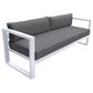 Blue River Aelani 4-Piece Patio Chat Set in White, , large