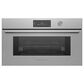 Fisher & Paykel Contemporary Series 9 1.9 Cu. Ft. Compact Combination Steam Wall Oven in Brushed Silver, , large